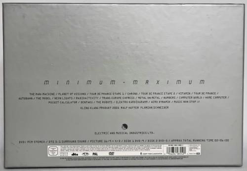 Kraftwerk Minimum - Maximum - Notebook Box Set UK 2-disc CD